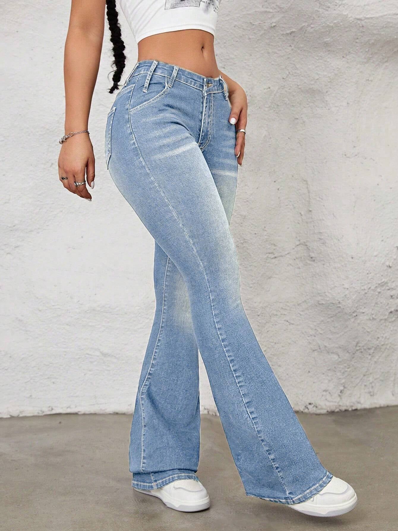 ICON Flare Leg Jeans – Stylish and Trendy Flared Fit for Women