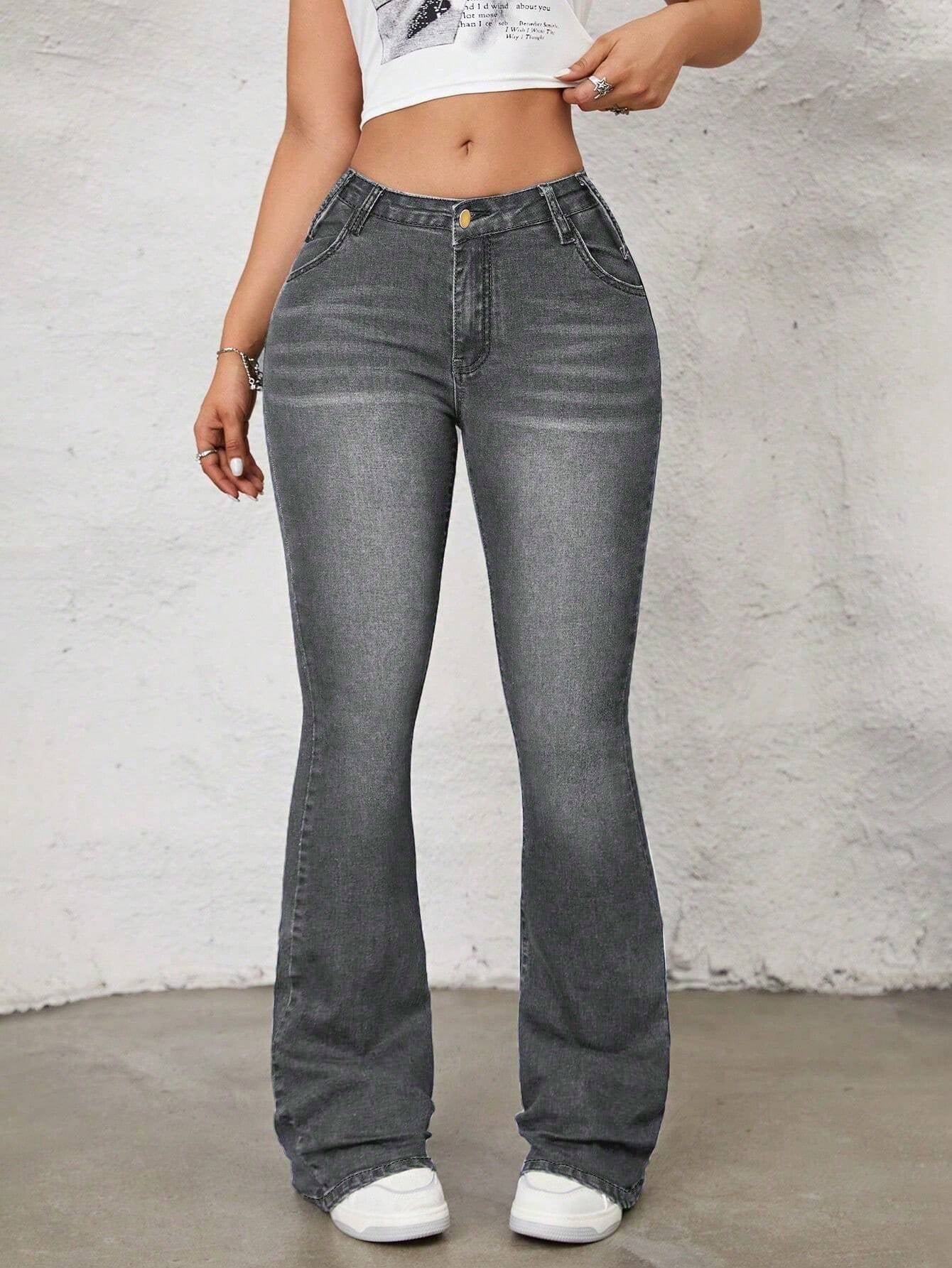 ICON Flare Leg Jeans – Stylish and Trendy Flared Fit for Women