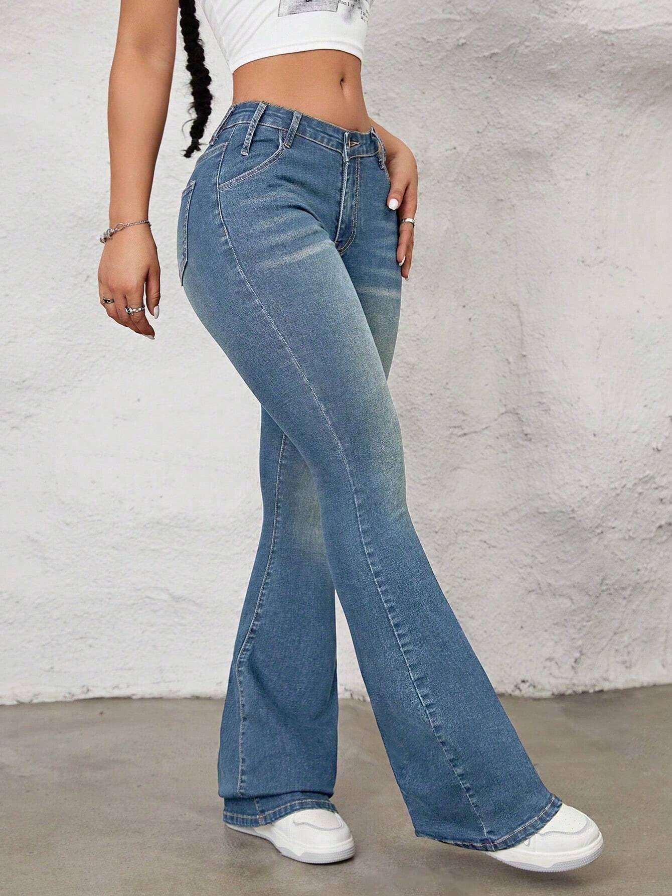 ICON Flare Leg Jeans – Stylish and Trendy Flared Fit for Women