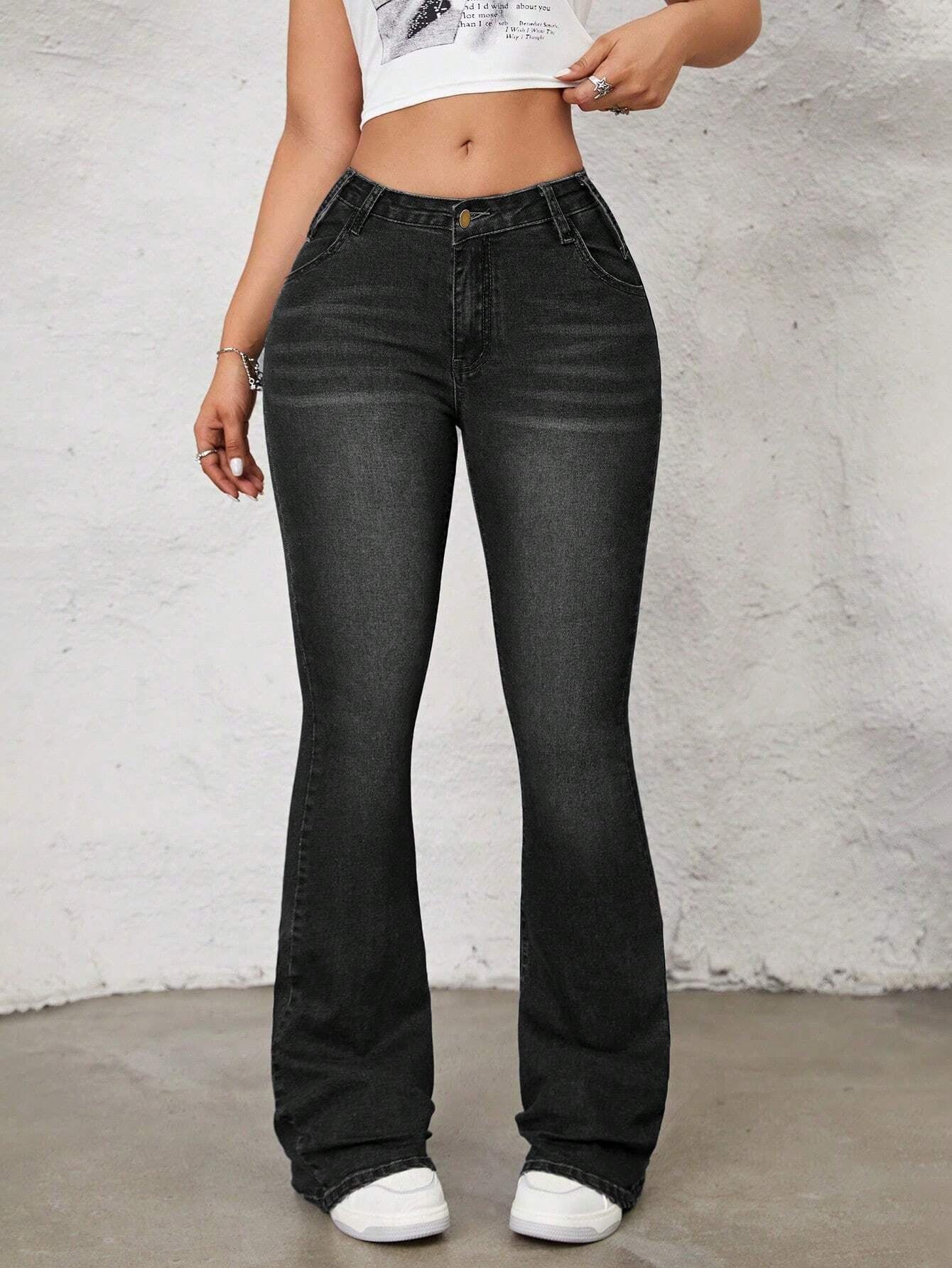 ICON Flare Leg Jeans – Stylish and Trendy Flared Fit for Women