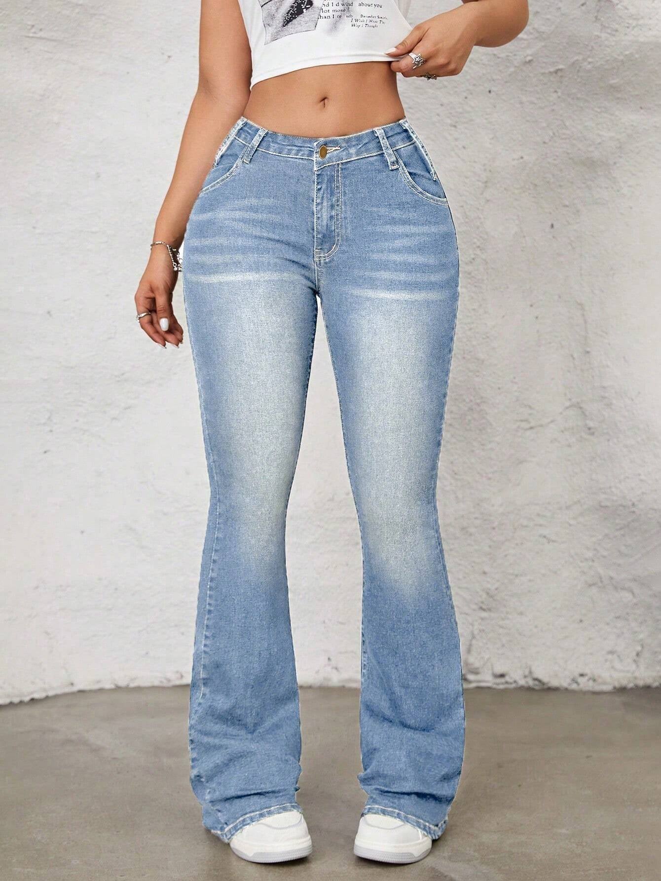 ICON Flare Leg Jeans – Stylish and Trendy Flared Fit for Women